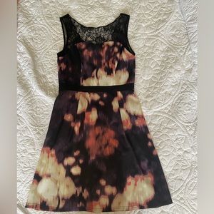Abstract printed dress
